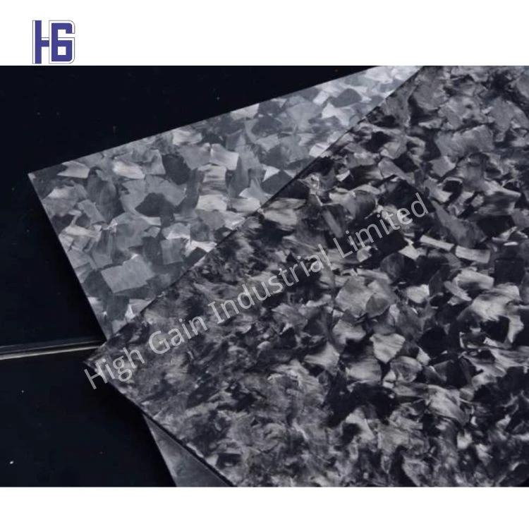 Carbon Fiber Large Cut Irregular Pattern Plate